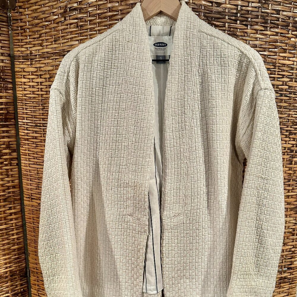 Old Navy Cream Blazer - Size XS but fits like Medium
